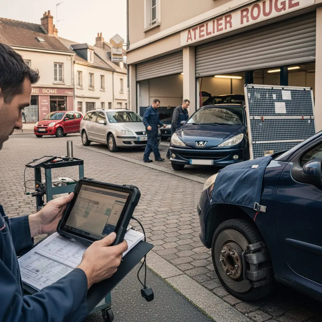 Illustration - critères d’évaluation d’un garage automobile